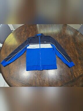 Lacoste Classic Men's Sport Colourblock Resistant Piqué Zip Sweatshirt Size-S